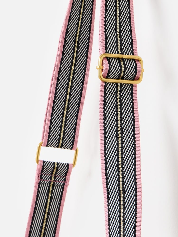 Oliver Bonas Pink Charlee Dusty Crossbody Bag - Image 4 of 7