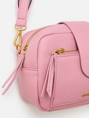 Oliver Bonas Pink Charlee Dusty Crossbody Bag - Image 5 of 7