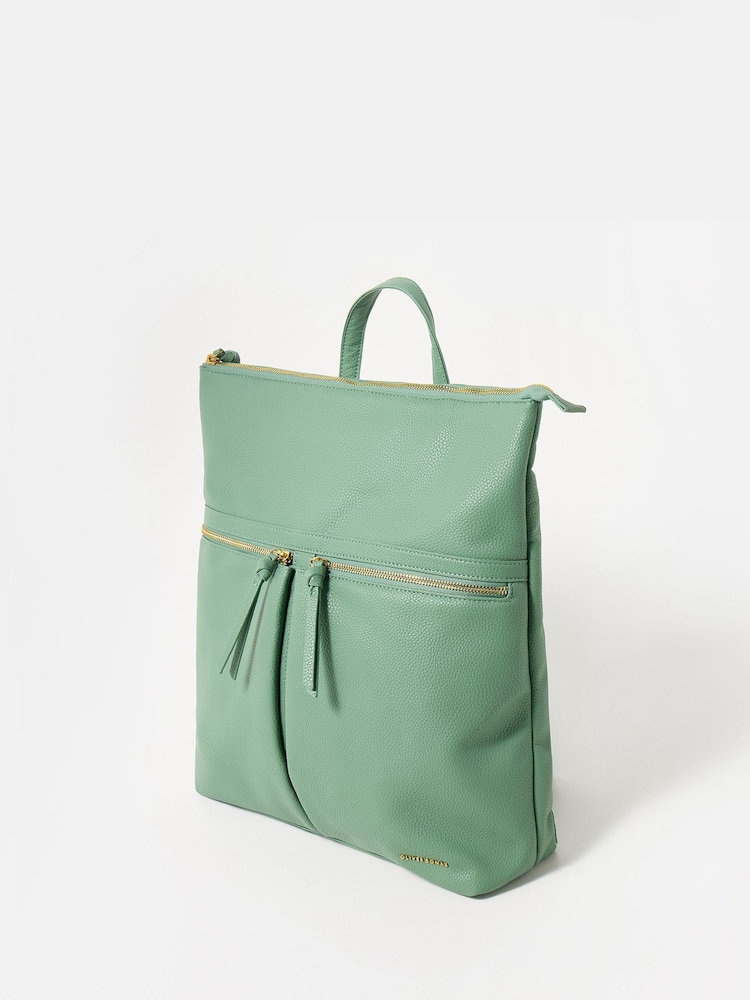 Oliver Bonas Green Anie Backpack - Image 2 of 7