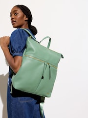 Oliver Bonas Green Anie Backpack - Image 7 of 7