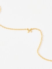 Oliver Bonas Gold Tone Paloma Mini Bow Bracelet - Image 2 of 3