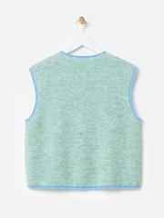 Oliver Bonas Green Bow Knitted Vest - Image 5 of 8