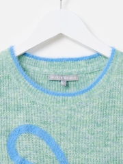 Oliver Bonas Green Bow Knitted Vest - Image 7 of 8