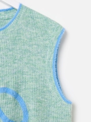 Oliver Bonas Green Bow Knitted Vest - Image 8 of 8