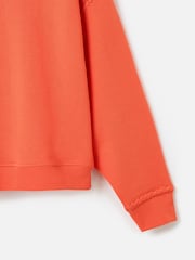 Oliver Bonas Crochet Drop Shoulder 100% Cotton Sweatshirt - صورة 7 من 8