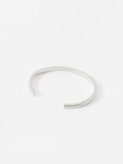 Oliver Bonas Silver Tone Gia Geometric Cuff Bangle - Image 2 of 4