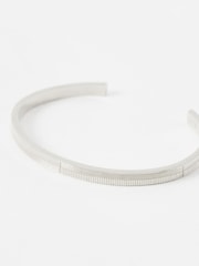 Oliver Bonas Silver Tone Gia Geometric Cuff Bangle - Image 3 of 4