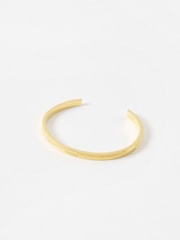 Oliver Bonas Gold Tone Gia Geometric Cuff Bangle - Image 1 of 3