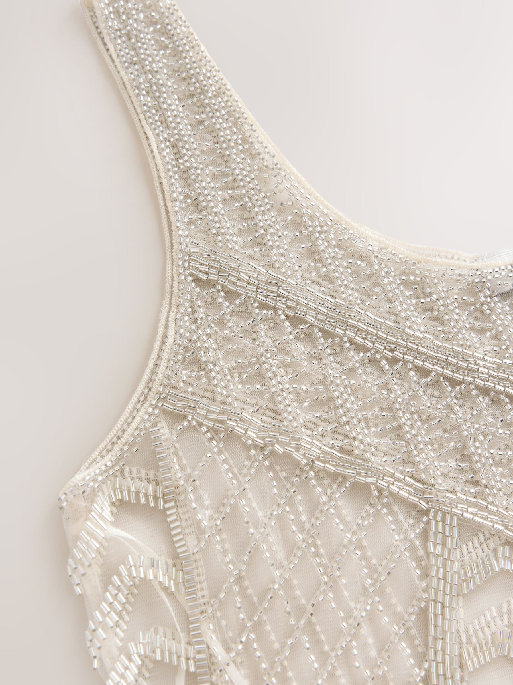 Buy Ivory N. Premium Beaded Cami Top from Next USA