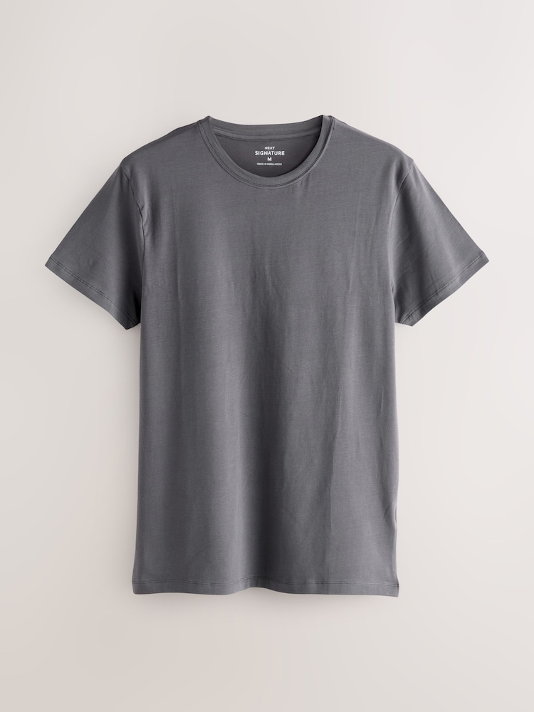 Neutral 5 Pack Comfort T-Shirt - Image 2 of 11