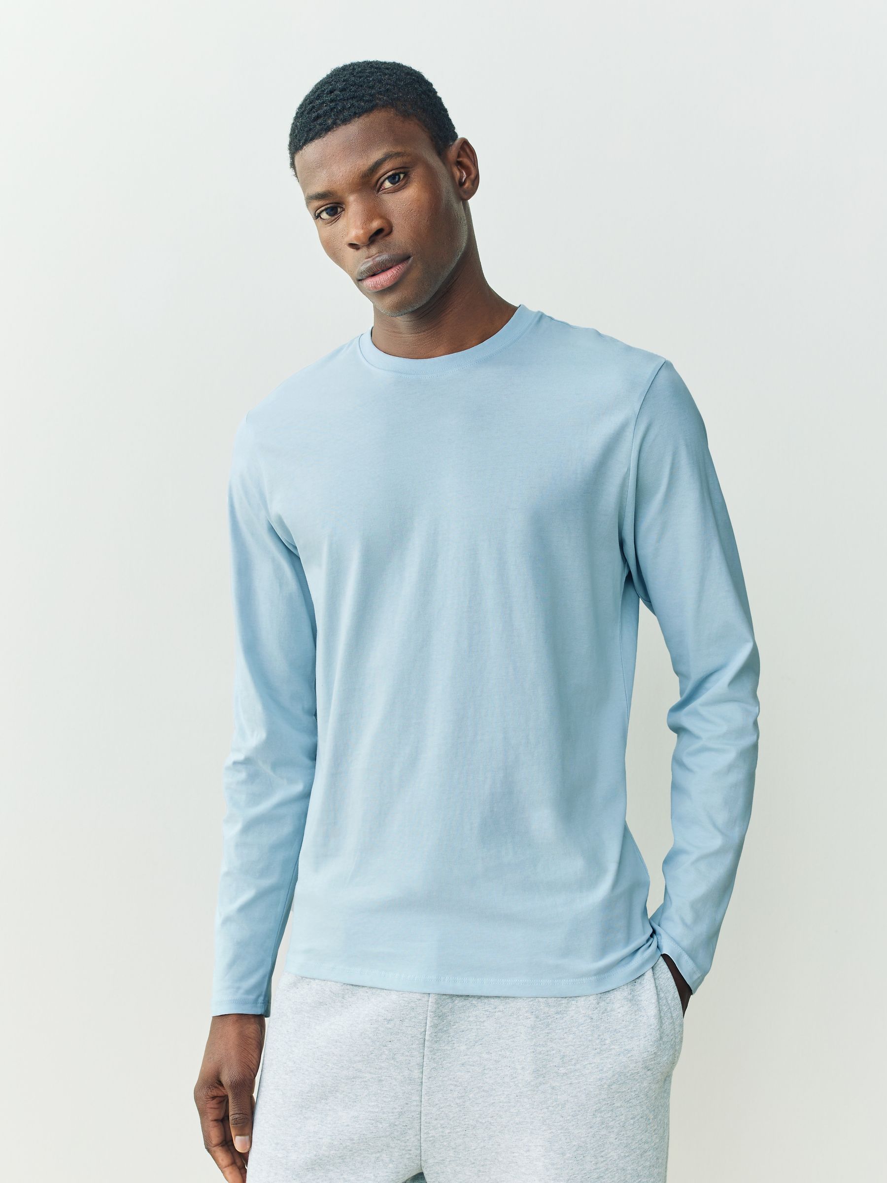 Buy Blue Long Sleeve Layering T-Shirts 5 Pack from Next USA