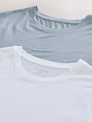 Cinza/Branco - Signature TENCEL™ Lyocell T-Shirts 2 Pack - Imagem 10 de 10