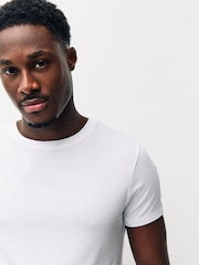 White Signature TENCEL™ Lyocell T-Shirts 2 Pack - Image 4 of 4