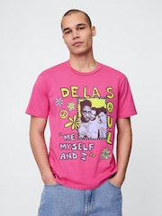 Gap Pink De La Soul Graphic Short Sleeve T-Shirt - Image 1 of 5