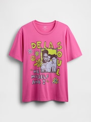 Gap Pink De La Soul Graphic Short Sleeve T-Shirt - Image 4 of 5
