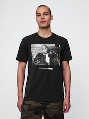 Gap Black The Notorious B.I.G. Graphic Short Sleeve T-Shirt - Image 1 of 5