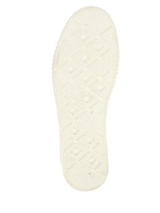 Jones Bootmaker Cream Azure Leather Wide-Fit Trainers - Image 6 of 6