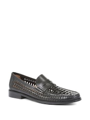 Jones Bootmaker Riverside Woven Leather Loafers - Image 2 of 5