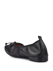 Jones Bootmaker Opaline Bow-Detailed Leather Black Pumps - Image 3 of 5
