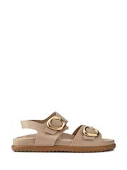 Jones Bootmaker Juneau Buckled Black Sandals - Image 1 of 5