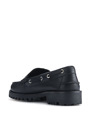 Črni usnjeni mokasini Jones Bootmaker Miuccia - Slika 3 iz 5