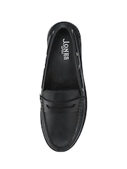 Črni usnjeni mokasini Jones Bootmaker Miuccia - Slika 4 iz 5