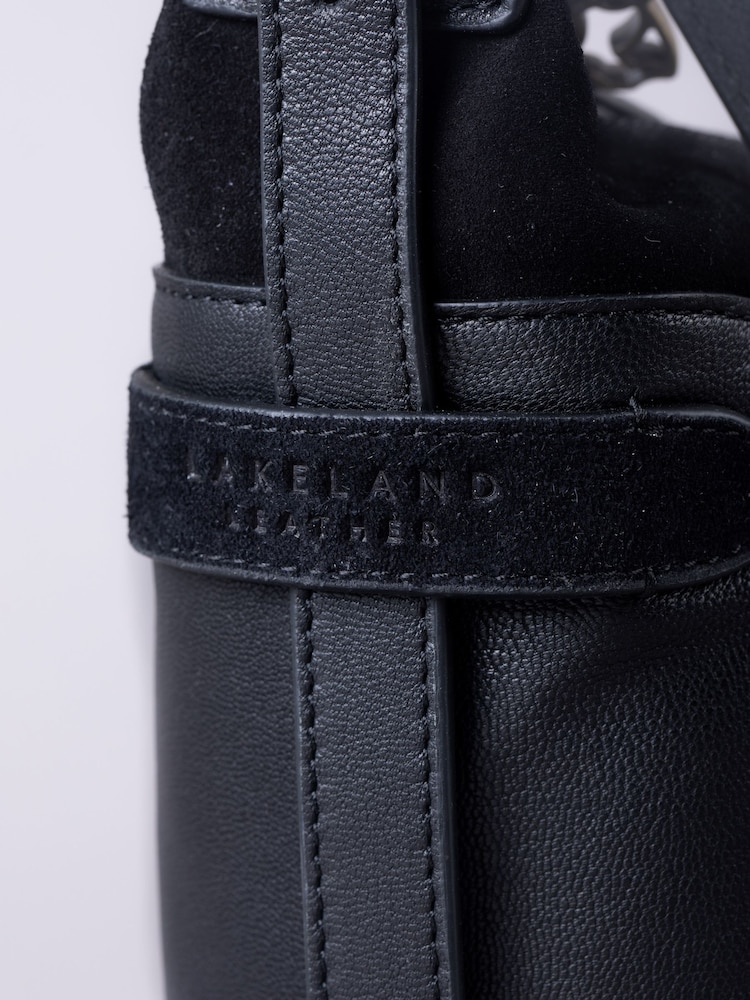 Preto - Lakeland Leather Bridge Cross-Body Bag - Imagem 6 de 6
