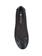 Pavers Black Grippy Heeled Shoes - Image 4 of 5