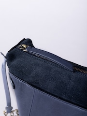 Azul - Lakeland Leather Bridge Cross-Body Bag - Imagem 6 de 6
