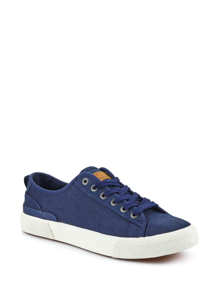 Pavers Blue Casual Lace-Up Trainers - Image 2 of 5 Pavers Blue Casual Lace-Up Trainers - Image 2 of 5