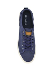 Pavers Blue Casual Lace-Up Trainers - Image 4 of 5