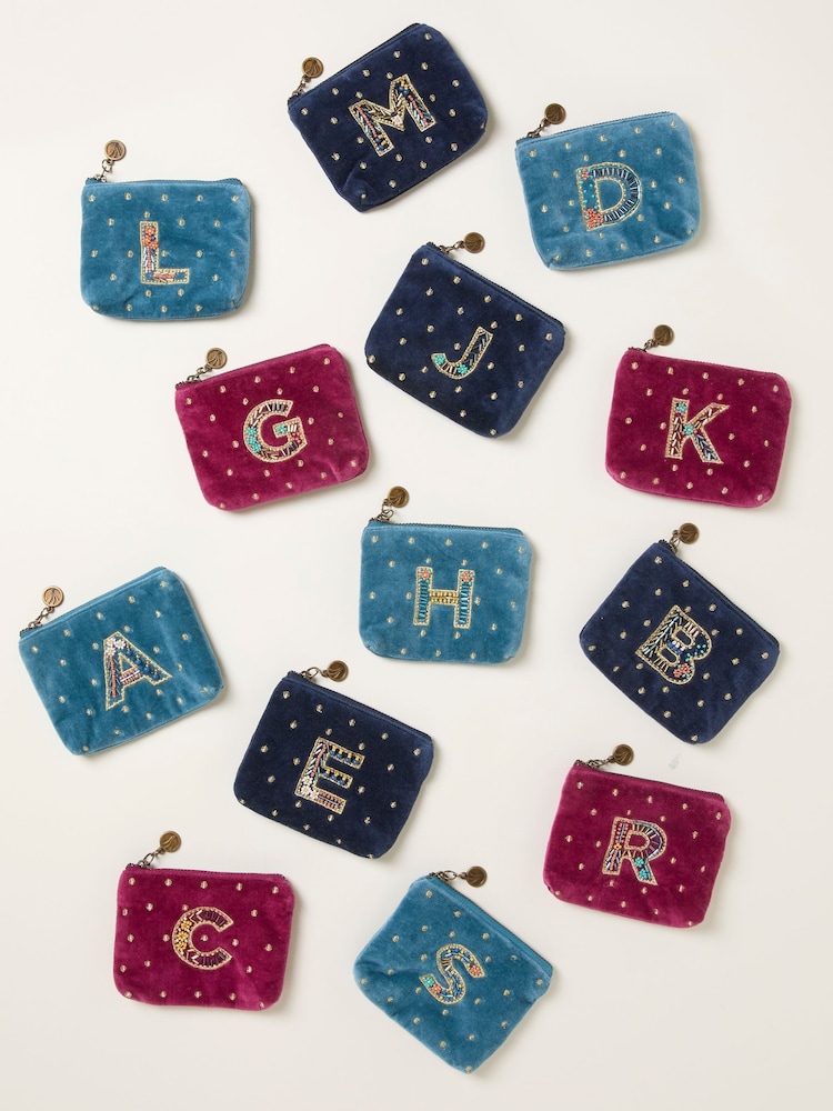 FatFace Multi Alphabet Embroidered Coin Purse - Image 1 of 2 FatFace Multi Alphabet Embroidered Coin Purse - Image 1 of 2
