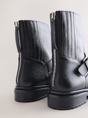 Cuero negro - Forever Comfort® Biker Ankle Boots - Imagen 5 de 5