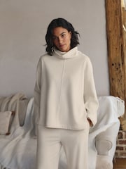 Cream Cosy Cord Cowel Neck Jumper - Image 1 of 12