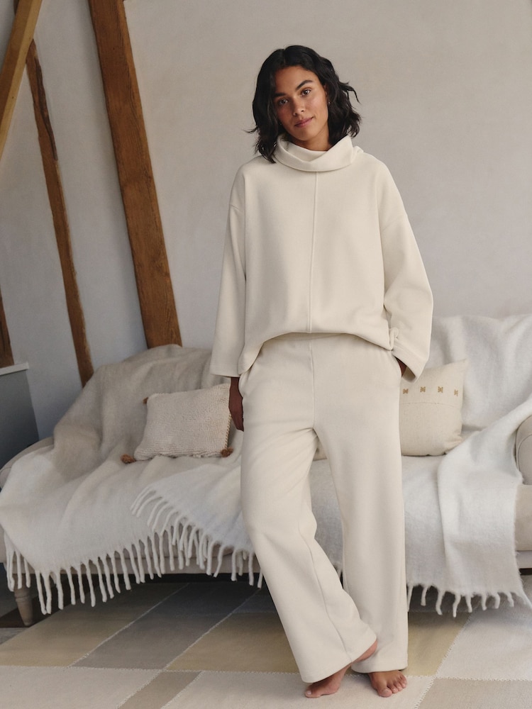 Cream Cosy Cord Cowel Neck Jumper - Image 2 of 12