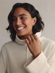 Cream Cosy Cord Cowel Neck Jumper - Image 7 of 12