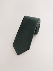 Green Textured Tie - Image 1 of 3