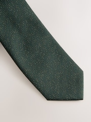 Green Textured Tie - Image 2 of 3