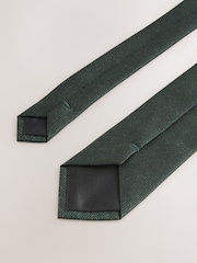 Green Textured Tie - Image 3 of 3
