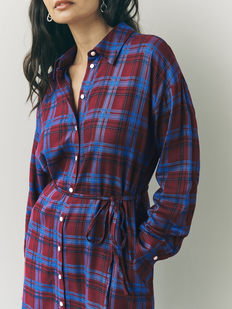 long cotton casual dresses Tee Dress main image 1