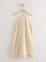 Tabitha Simmons X Champaign Gold - Mini Beaded Flapper Halterneck Dress - Slika 1 iz 3