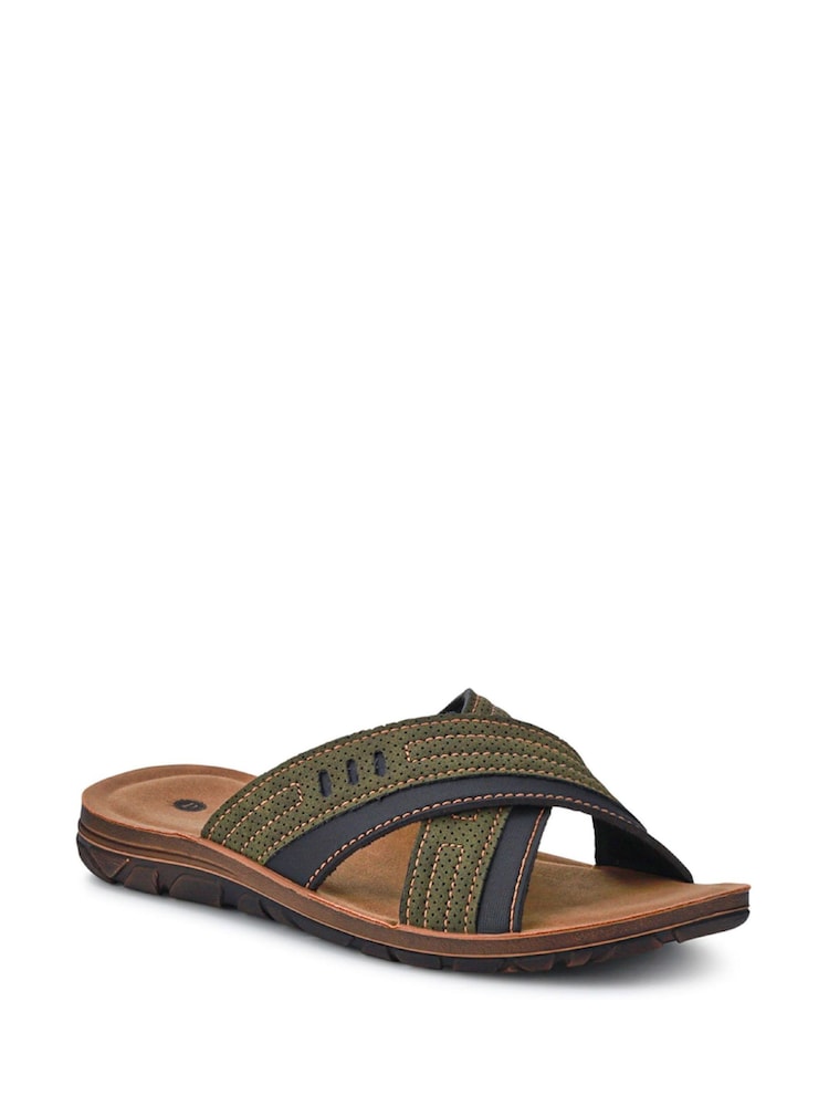 Pavers khaki Gents Casual Mules - Image 2 of 5