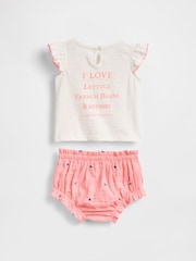 Gap Pink Peter Rabbit T-Shirt Outfit Set (Newborn-24mths) - Image 2 of 2