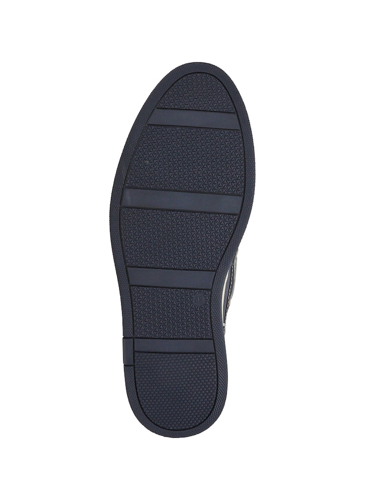 modra - Usnjeni navtični čevlji Pavers Grippy - Slika 6 iz 6