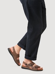 Pavers Brown Gents Casual Sandals - Image 1 of 5