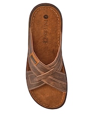Pavers Brown Gents Casual Mules - Image 3 of 4