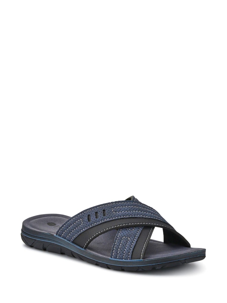 Pavers Blue Gents Casual Mules - Image 2 of 5