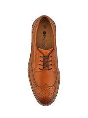 Pavers tan Gents Lace Smart Shoes - Image 4 of 5