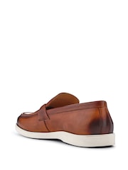 Pavers Brown Smart All Leather Loafers - Image 3 of 5