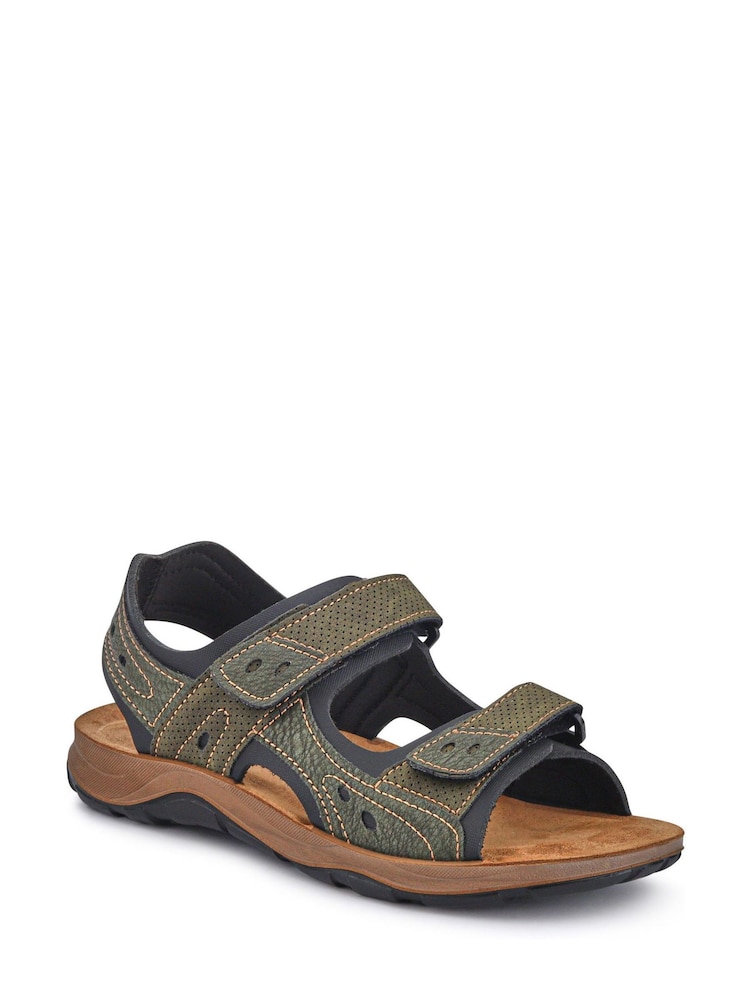 Pavers khaki Gents Casual Sandals - Image 2 of 5